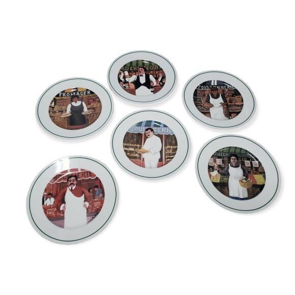 L'etalage Collection THE SHOPKEEPERS Salad Plate Collector Home Kitchen Decor - Picture 1 of 9